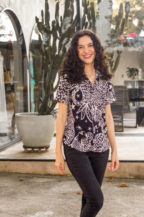 Camisa Tigre Preta