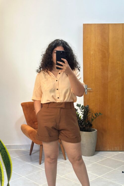 Camisa Salmão Pastel