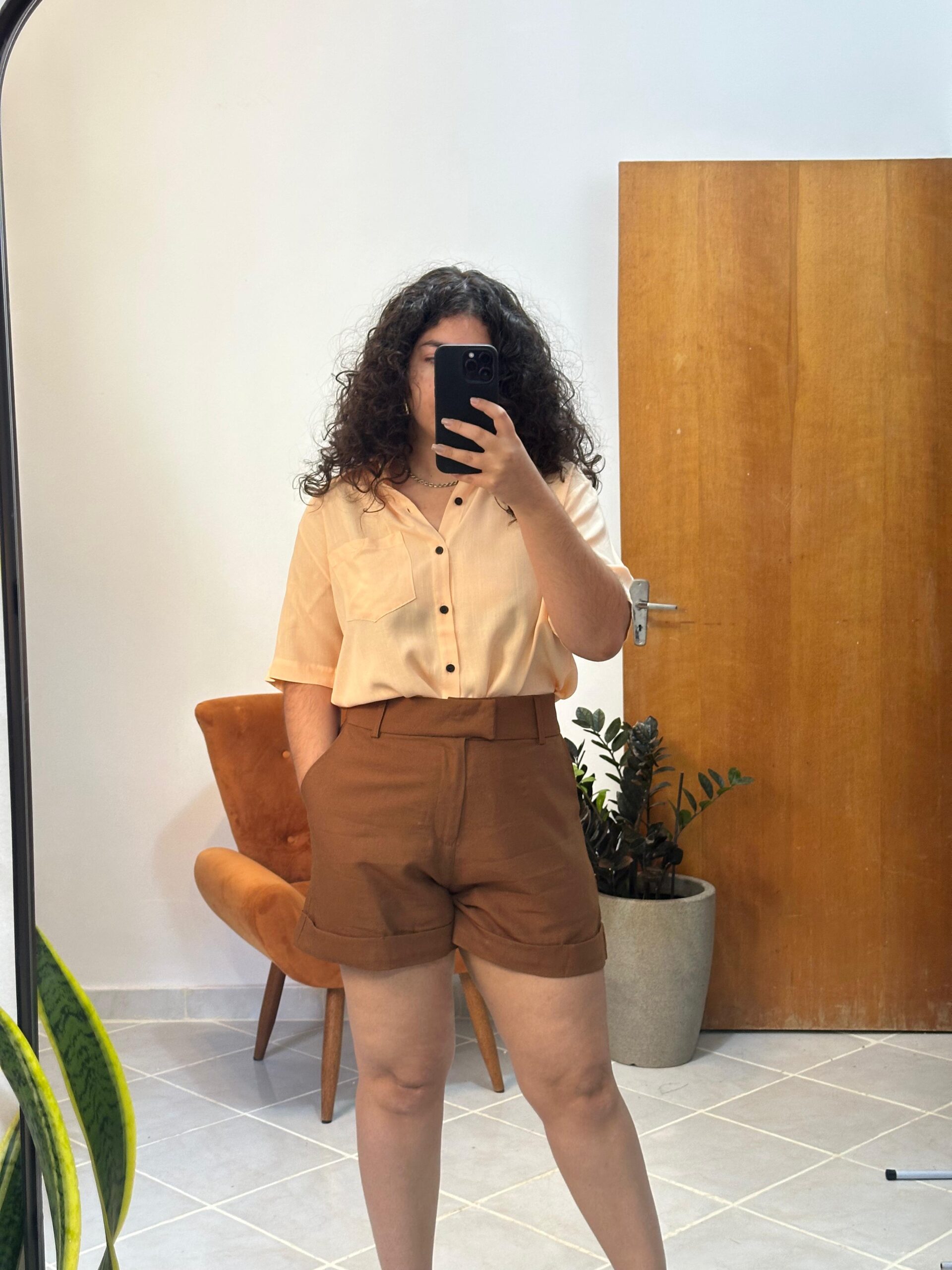 Camisa Salmão Pastel - Eles, P