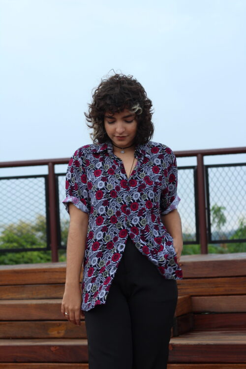 Camisa Círculos Vermelho