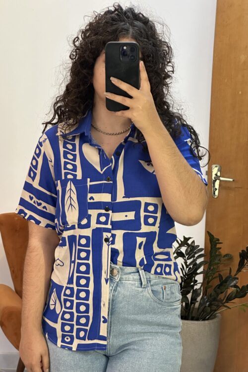 Camisa Cards Azul