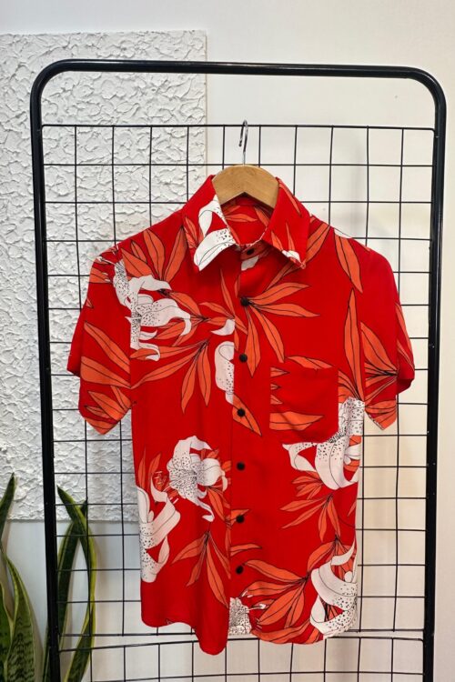 Camisa Flor De Fogo