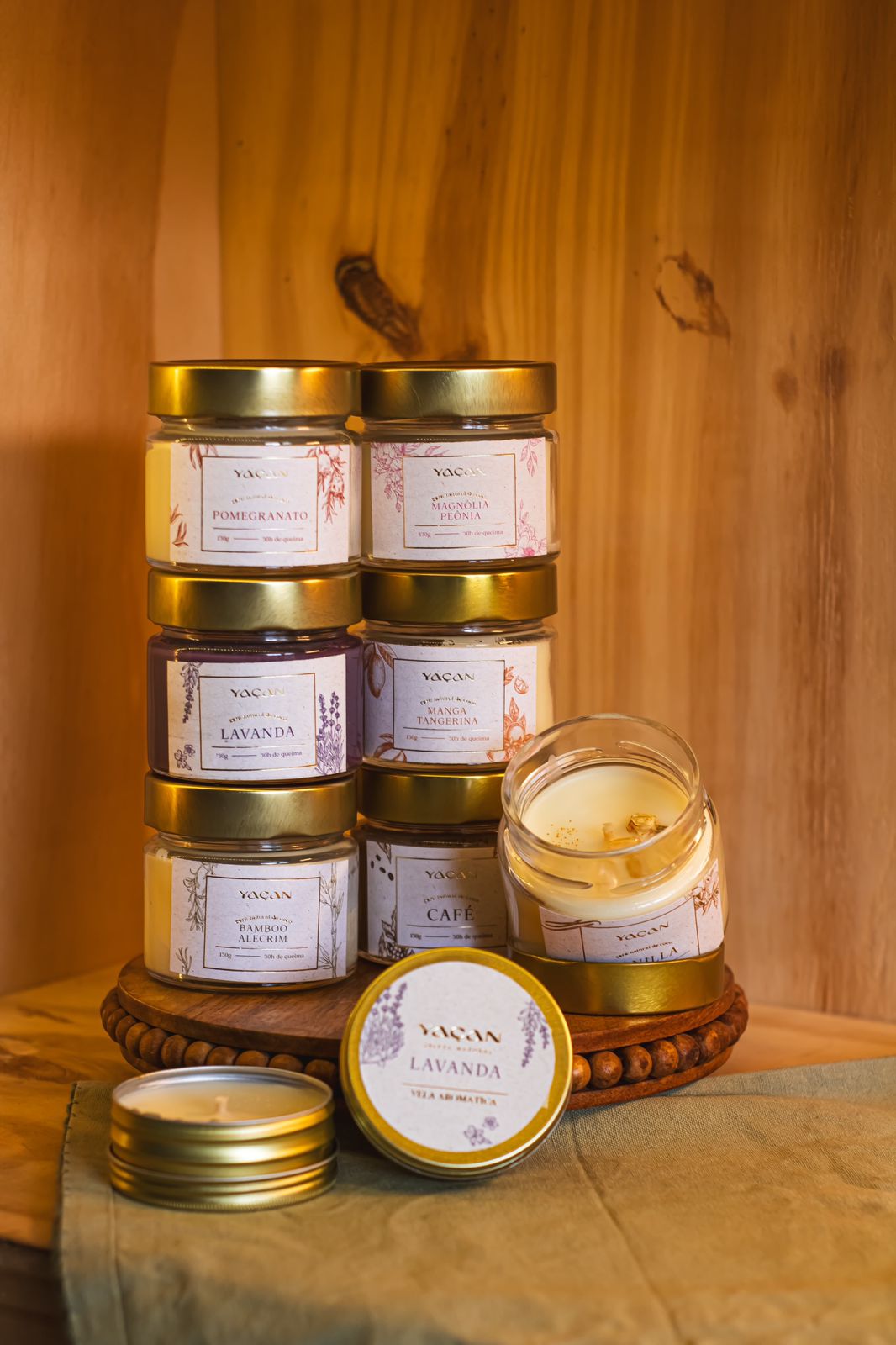 Velas Aromáticas - parceria goiana - Vanilla