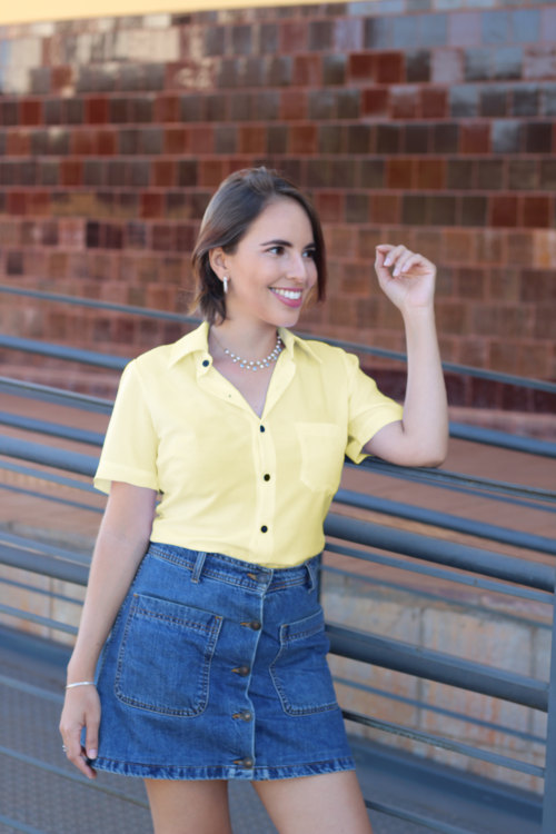 Camisa Amarelo Manteiga